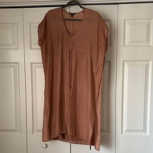 Eileen Fisher silk two layer dress
